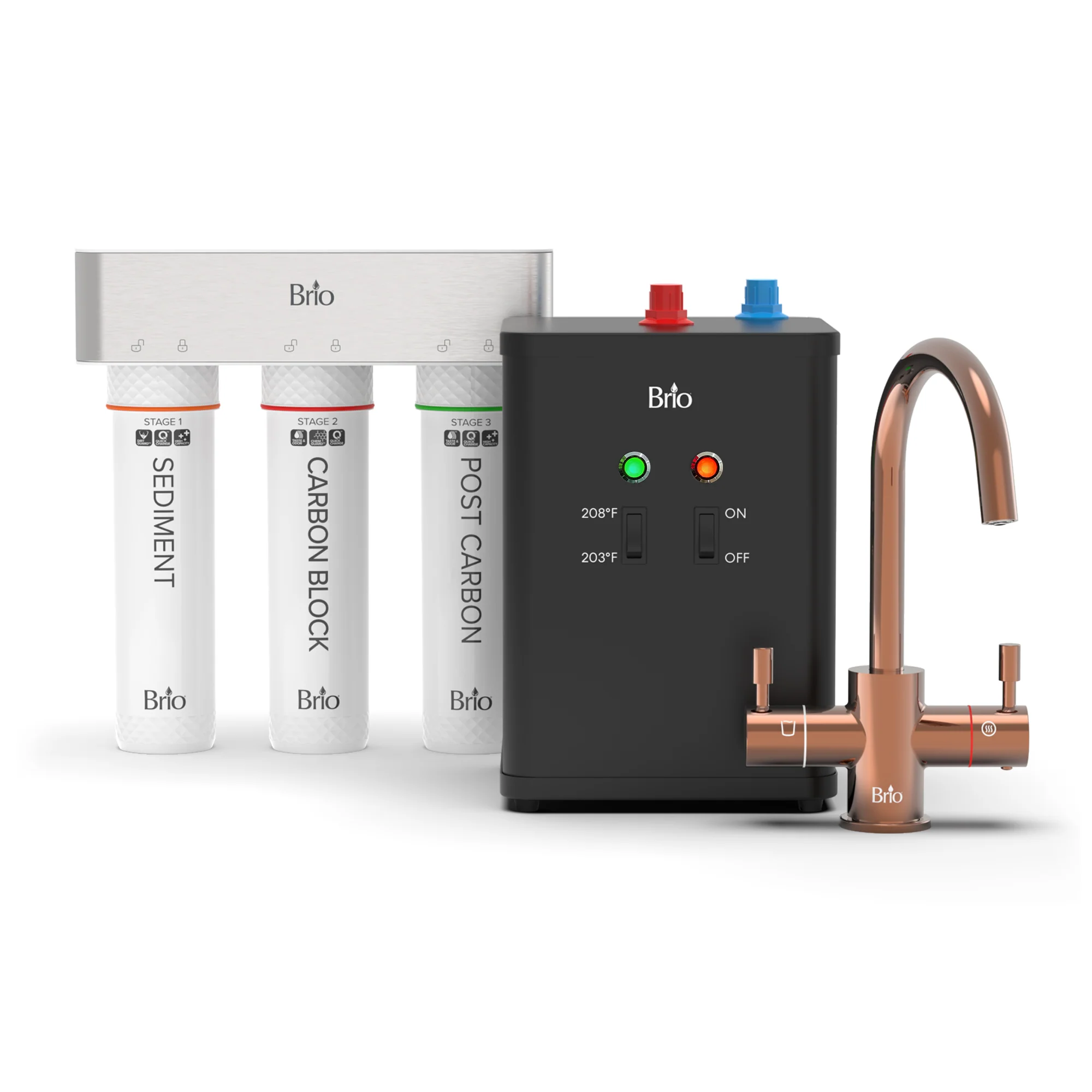Dispensers and Filtration Systems with Hot Water